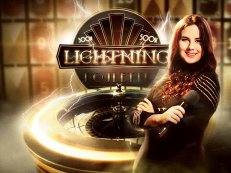 Lightning Roulette live casino evolution
